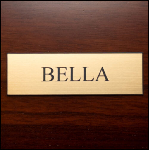 Name Plate for Pet Urn