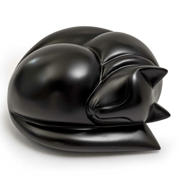 Sleeping Cat Resin Urn - Image 4