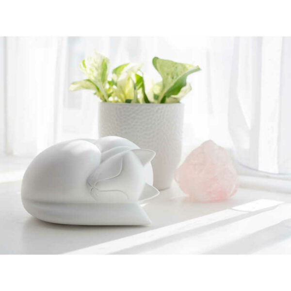Sleeping Cat Resin Urn - Image 3