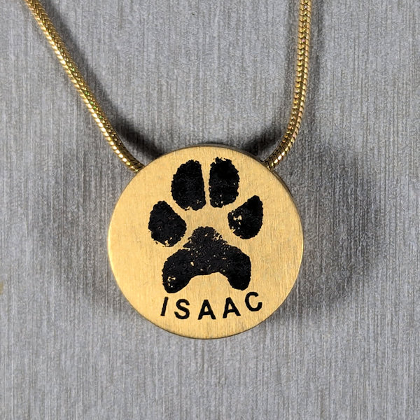 Engraved Bronze Pendant - $159