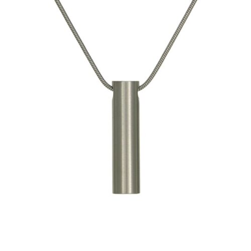 Pewter Cylinder Pendant