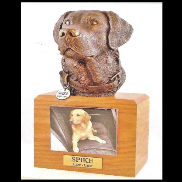 Black Lab Bust Urns - Image 6