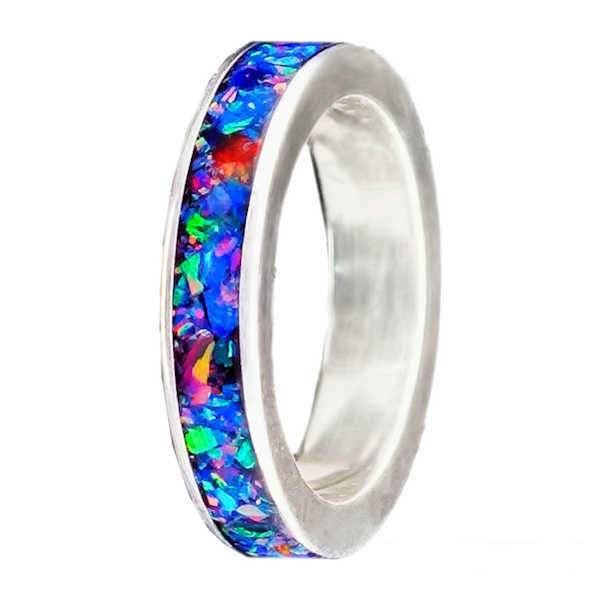 Argentium Silver & Opal Ring - $129 - $159