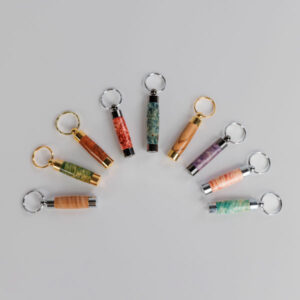 Barrel Cremains Keychain