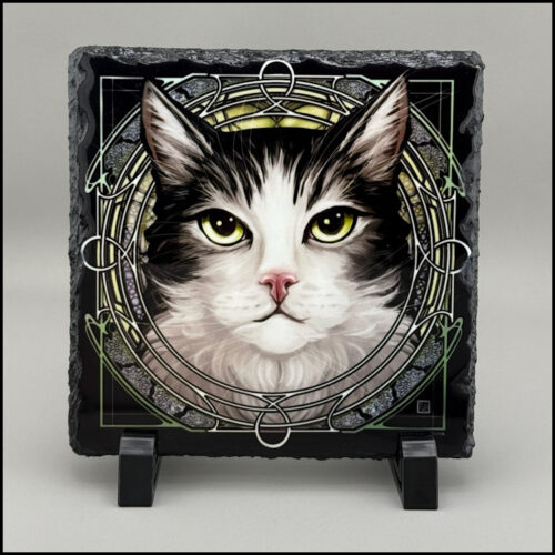 Art Nouveau Cat Portrait