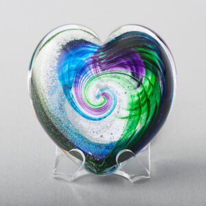 Memorial Glass Heart