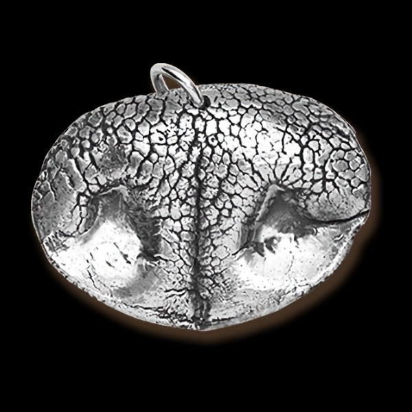 Nose Print Pendant - Silver or Gold - Image 4