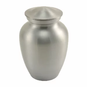 Brushed Aluminum Urn