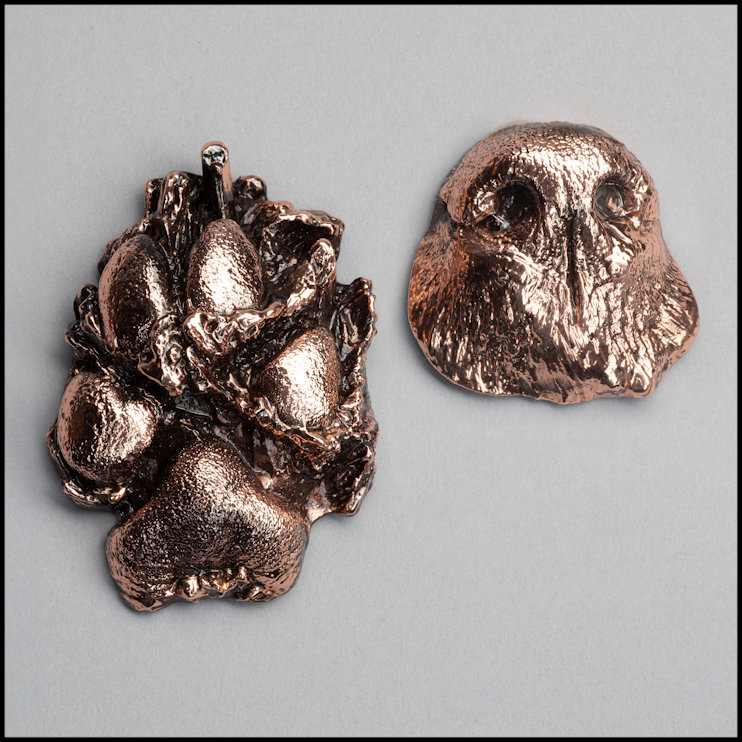 Bronze (Electroplated) Paw (Pad-Side Only) or Nose Leather - $119.95 - $439.95