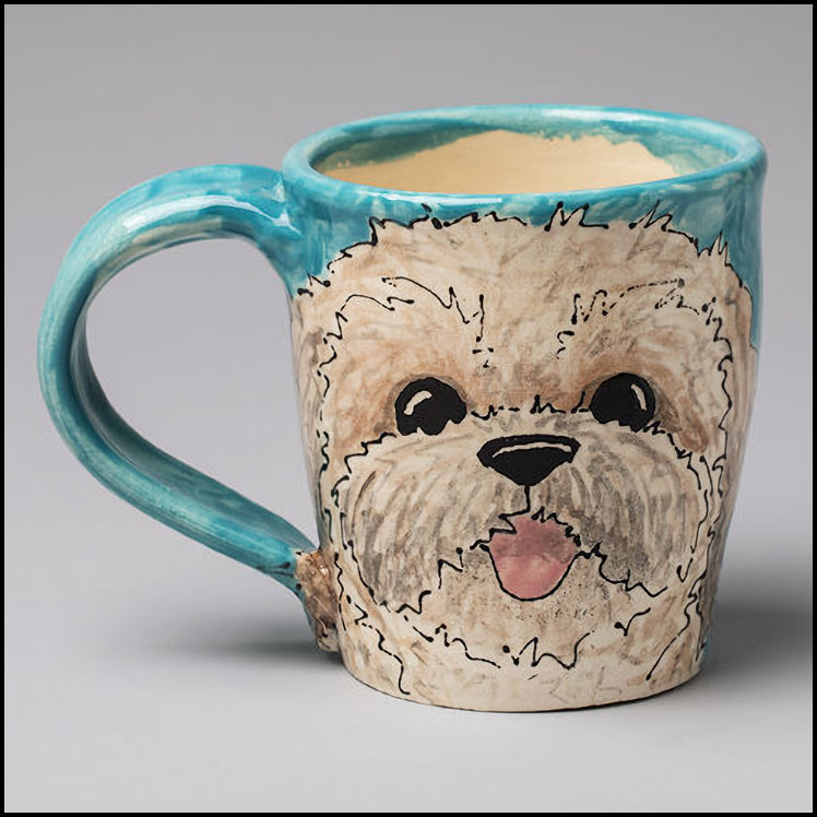 Hand-Painted Portrait on Mug - $69.95