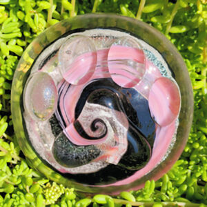 Memorial Glass Paw Print