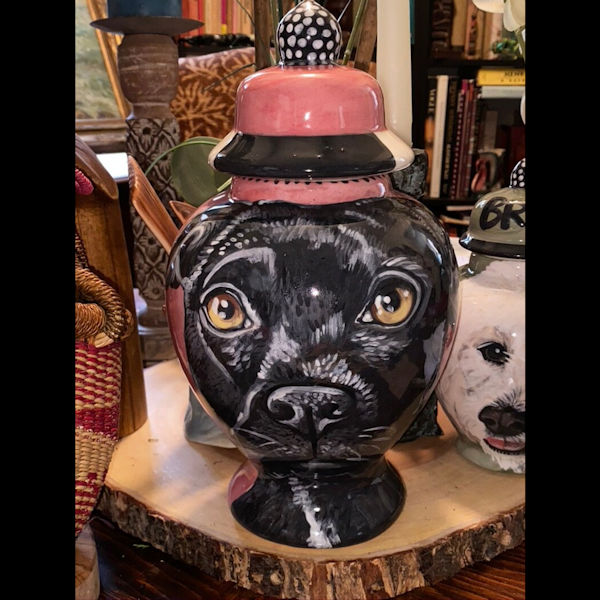 Custom Portrait Ceramic Urn - 75 ci - Image 6
