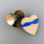 Heart-Shaped Paper Mache Box